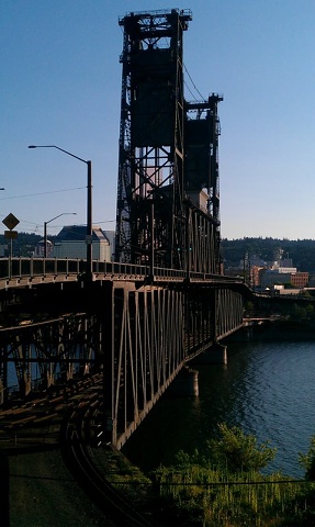 Steel Bridge over Willamette River • Portland, OR