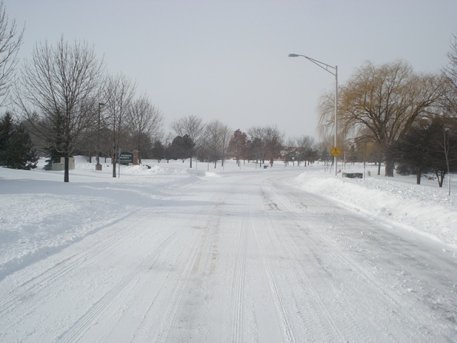 Brookdale Rd. совсем пустая